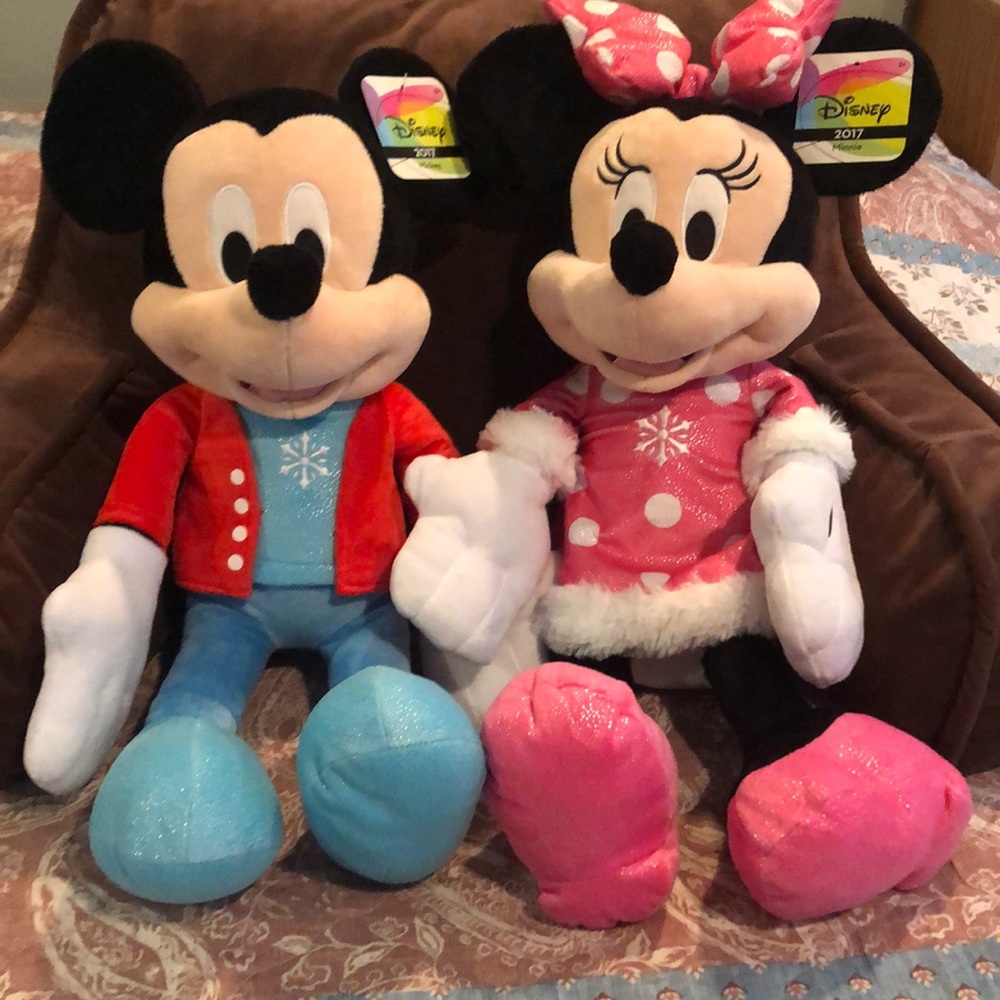 22” tall Mickey & Minnie Mouse